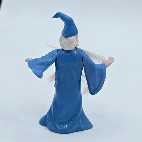 Vintage 1995 McDonald's Disney Merlin The Sword In The Stone Toy Figure - Picture 4 of 8